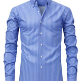 Camisa às riscas chique