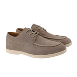 Sapatos elegantes de camurça
