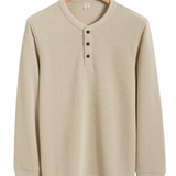 Camisola elegante com nervuras