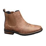 Botas de couro elegantes para homem