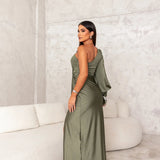 Moda Lusitana - Vestido Elegante de Cetim