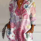 Roberta™ | CAMISA FLORAL RELAX FIT PERFEITA PARA TODAS AS OCASIÕES