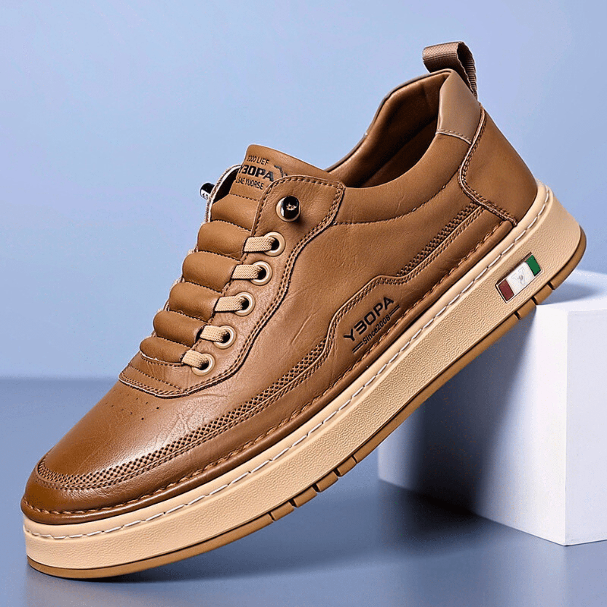 Sapatos de couro italiano