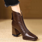 Moda Lusitana - Botas Elegantes com Salto de Madeira