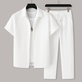 Conjunto de linho elegante